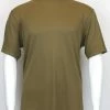 Log In Short Sleeve Mock Neck Men's T-Shirt - Solid Pattern Cappuccino #218