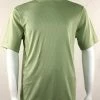 Log In Short Sleeve Mock Neck Men's T-Shirt - Solid Pattern Mint #218 T-Shirts