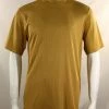 Log In Short Sleeve V Neck Men's T-Shirt - Solid Pattern Gold #219 T-Shirts