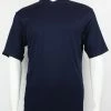 T-Shirts Log In Short Sleeve V Neck Men's T-Shirt - Solid Pattern Navy #219
