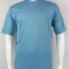 Log In Short Sleeve V Neck Men's T-Shirt - Solid Pattern Turquoise #219 T-Shirts