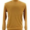 T-Shirts Log In Long Sleeve High Neck Men's T-Shirt - Solid Pattern Gold #632