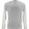 Log In Long Sleeve High Neck Men's T-Shirt - Solid Pattern White #632