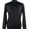 Log In Long Sleeve Turtle Neck Men's T-Shirt - Solid Pattern Black #633 T-Shirts