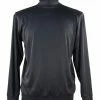 Log In Long Sleeve Turtle Neck Men's T-Shirt - Solid Pattern Charcoal #633
