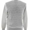 Bassiri Mock Neck Men's Sweater - Overall Pattern White #638