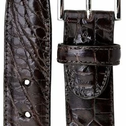 Weekend Menswear Accessories Belvedere Men's Belts Chocolate Brown #2008