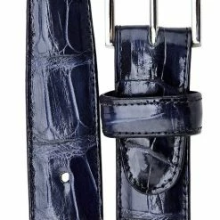 Weekend Menswear Belvedere Men's Belts Navy #2008