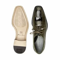 Weekend Menswear Belvedere Lace Up Men's Shoes Olive - Batta 14006 Accessories