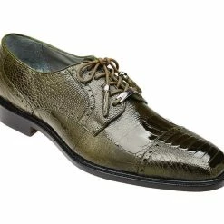 Weekend Menswear Belvedere Lace Up Men's Shoes Olive - Batta 14006 Accessories
