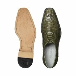 Weekend Menswear Belvedere Lace Up Men's Shoes Olive - Chapo 1465