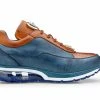 Weekend Menswear Belvedere Sneakers Men's Shoes Blue Safari & Almond - Flash E01 Accessories