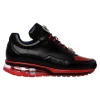 Weekend Menswear Belvedere Sneakers Men's Shoes Black & Red - Flash E01 Accessories