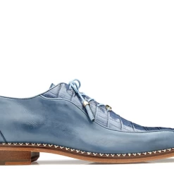 Weekend Menswear Accessories Belvedere Lace Up Men's Shoes Blue Jean - Gabriele B04