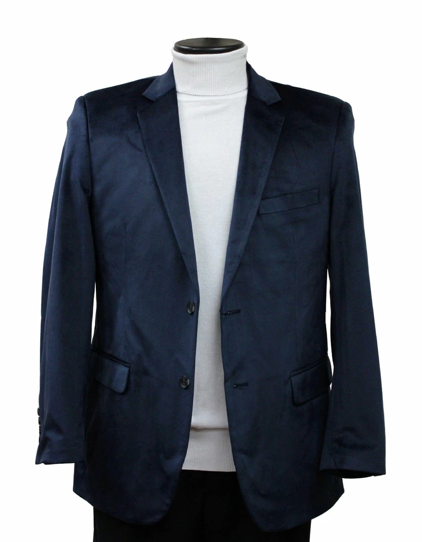 Best Sale ⭐ Bassiri Two Button Single Breasted Men's Blazer - Solid Pattern Steel Blue #J 1042 ❤️ 3 Bassiri Two Button Single Breasted Men's Blazer - Solid Pattern Steel Blue #J 1042