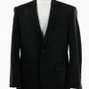 Brand new โญ Bassiri Two Button Single Breasted Men's Blazer - Solid Pattern Black #J 1043 Blazers ๐ 2 Bassiri Two Button Single Breasted Men's Blazer - Solid Pattern Black #J 1043 Blazers