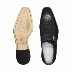 Weekend Menswear Belvedere Buckle Strap Men's Shoes Black - Josh 114011 Accessories