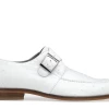 Weekend Menswear Belvedere Buckle Strap Men's Shoes White - Josh 114011