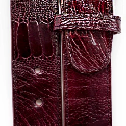Weekend Menswear Accessories Belvedere Men's Belts Burgundy #2000