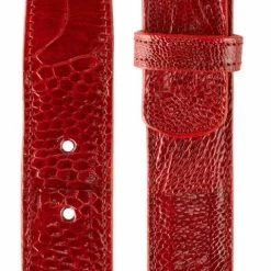 Weekend Menswear Belvedere Men's Belts Red #2000 Accessories