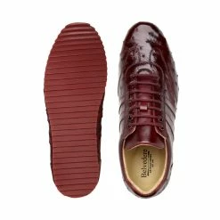 Weekend Menswear Accessories Belvedere Sneakers Men's Shoes Burgundy - Parker 6004