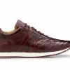 Weekend Menswear Accessories Belvedere Sneakers Men's Shoes Burgundy - Parker 6004