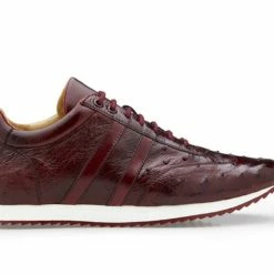 Weekend Menswear Accessories Belvedere Sneakers Men's Shoes Burgundy - Parker 6004