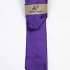 Rossi Man Men's Ties With Pocket Round Solid Pattern Purple - RMR665-14