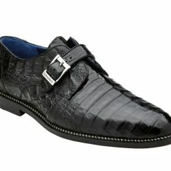 Weekend Menswear Belvedere Buckle Strap Men's Shoes Black - Spencer N05 Accessories