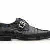 Weekend Menswear Belvedere Buckle Strap Men's Shoes Black - Spencer N05 Accessories