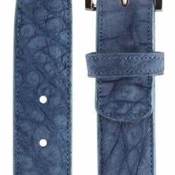 Weekend Menswear Accessories Belvedere Men's Belts Blue Jean #2008-S