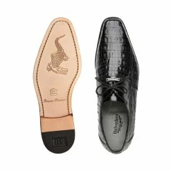Weekend Menswear Belvedere Lace Up Men's Shoes Black - Umberto N05