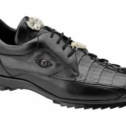 Weekend Menswear Belvedere Sneakers Men's Shoes Black - Vasco 336122